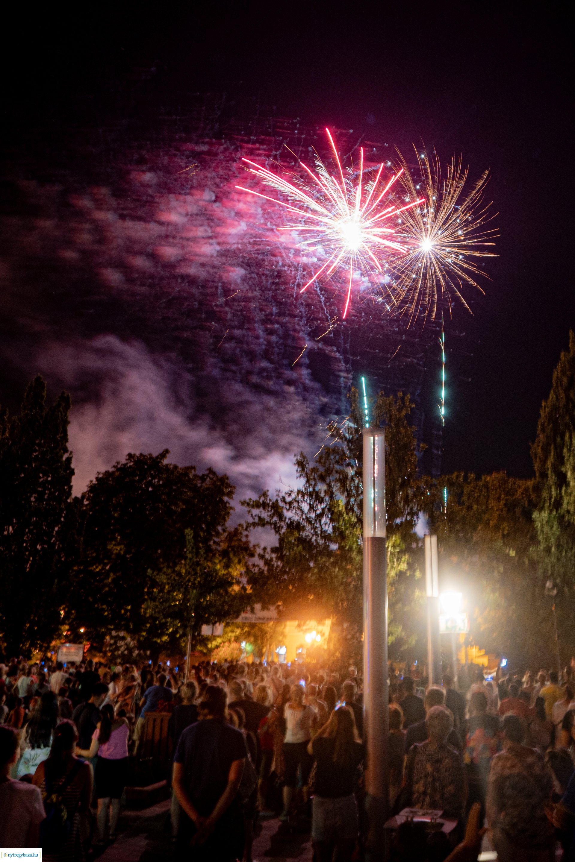 Augusztus 20-i tüzijáték Nyíregyházán
