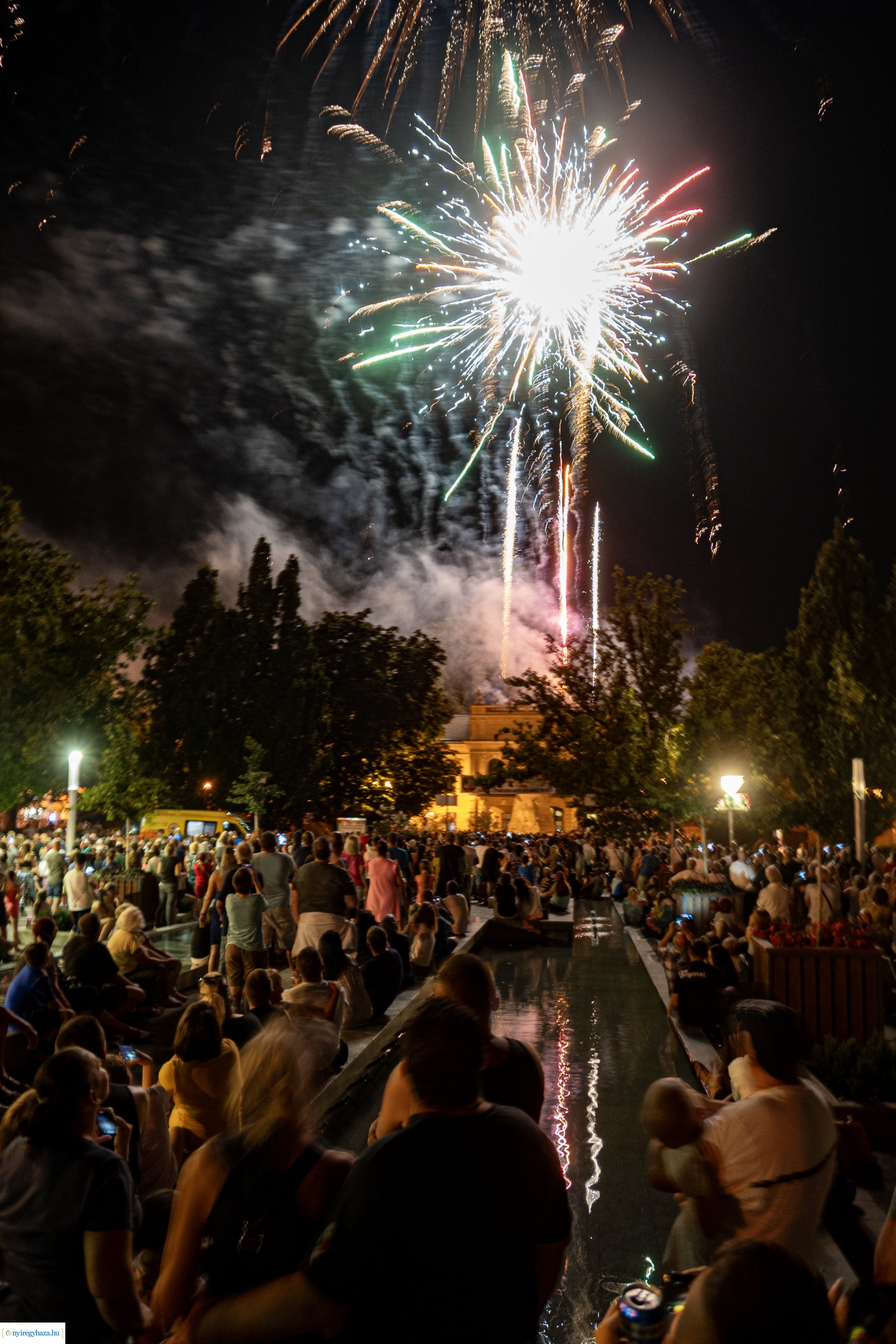 Augusztus 20-i tüzijáték Nyíregyházán