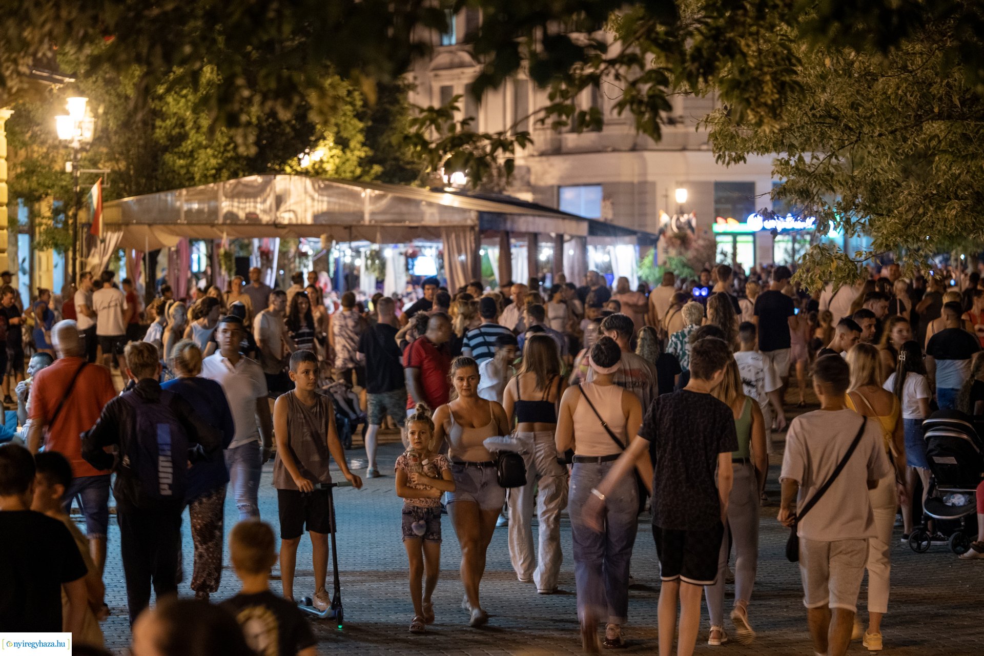 Augusztus 20-i tüzijáték Nyíregyházán