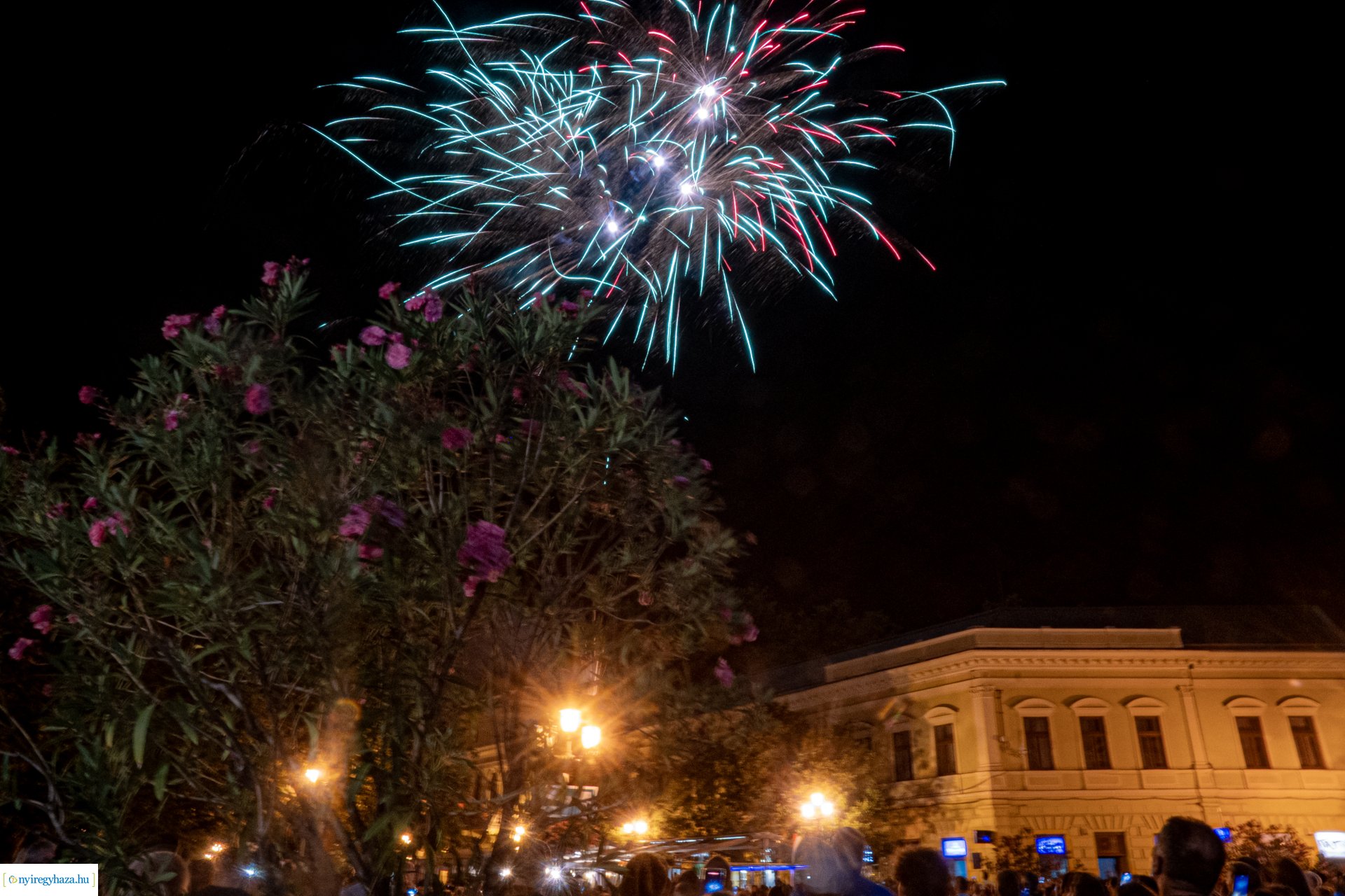 Augusztus 20-i tüzijáték Nyíregyházán