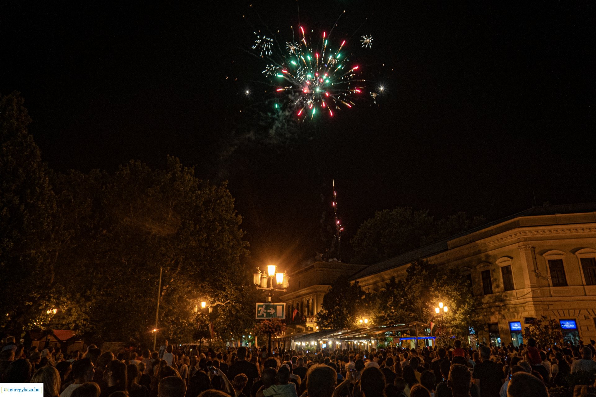 Augusztus 20-i tüzijáték Nyíregyházán