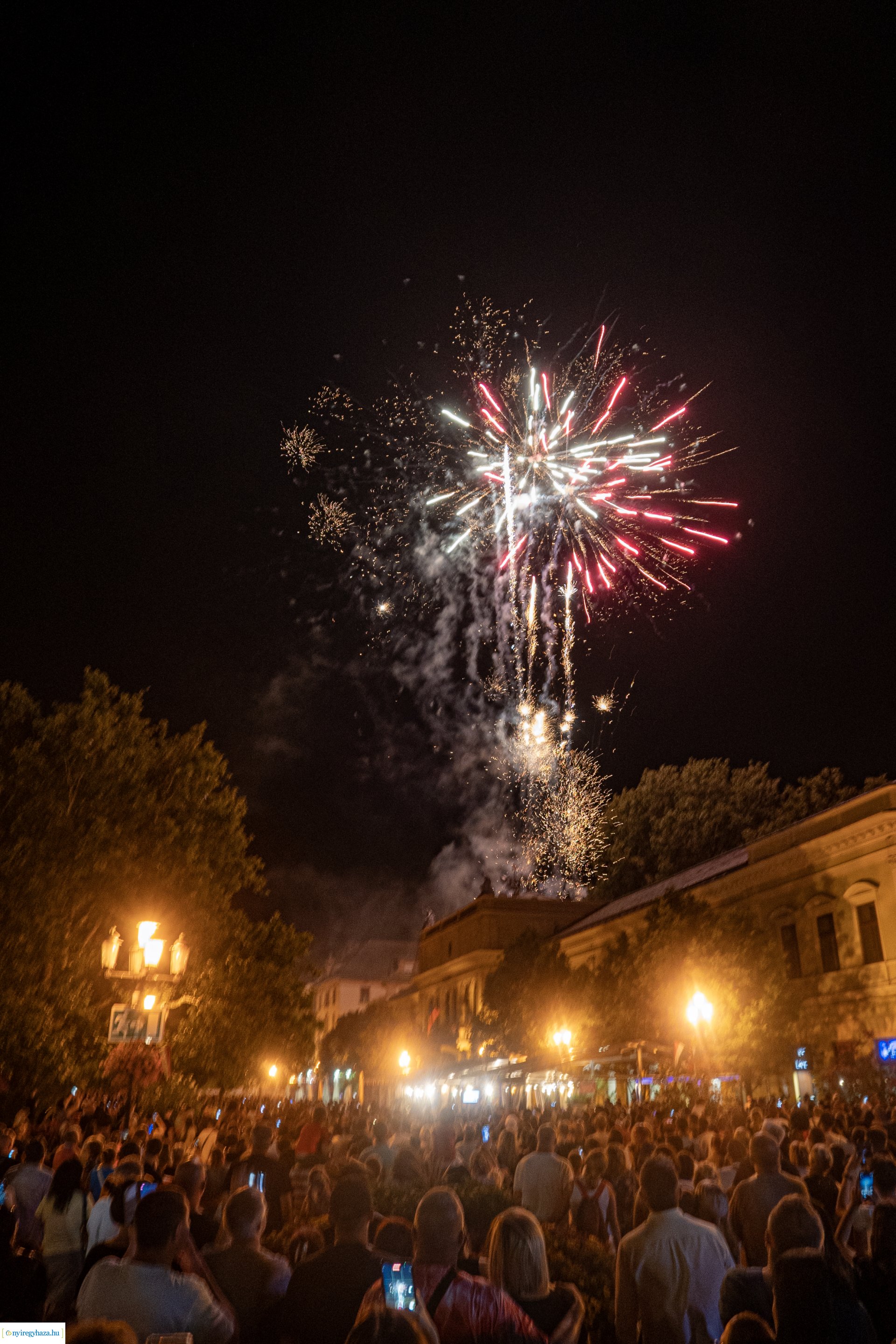 Augusztus 20-i tüzijáték Nyíregyházán