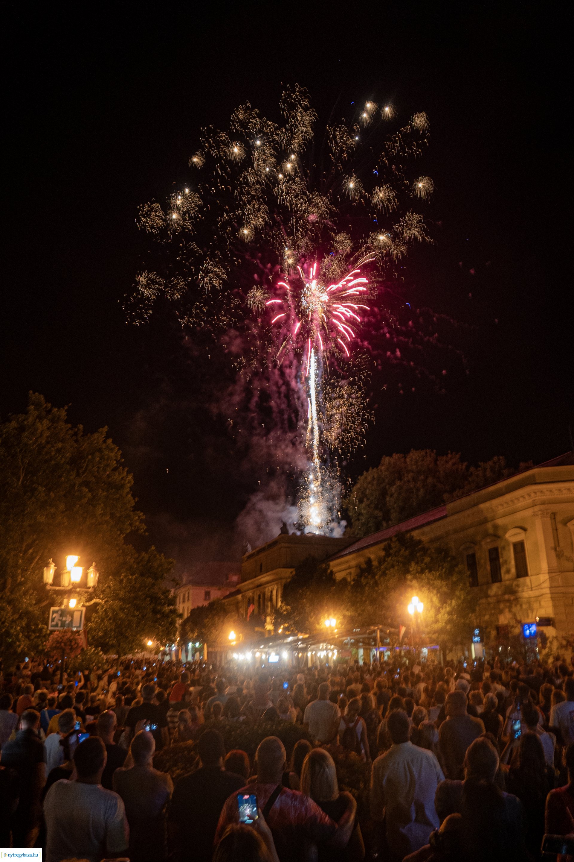 Augusztus 20-i tüzijáték Nyíregyházán
