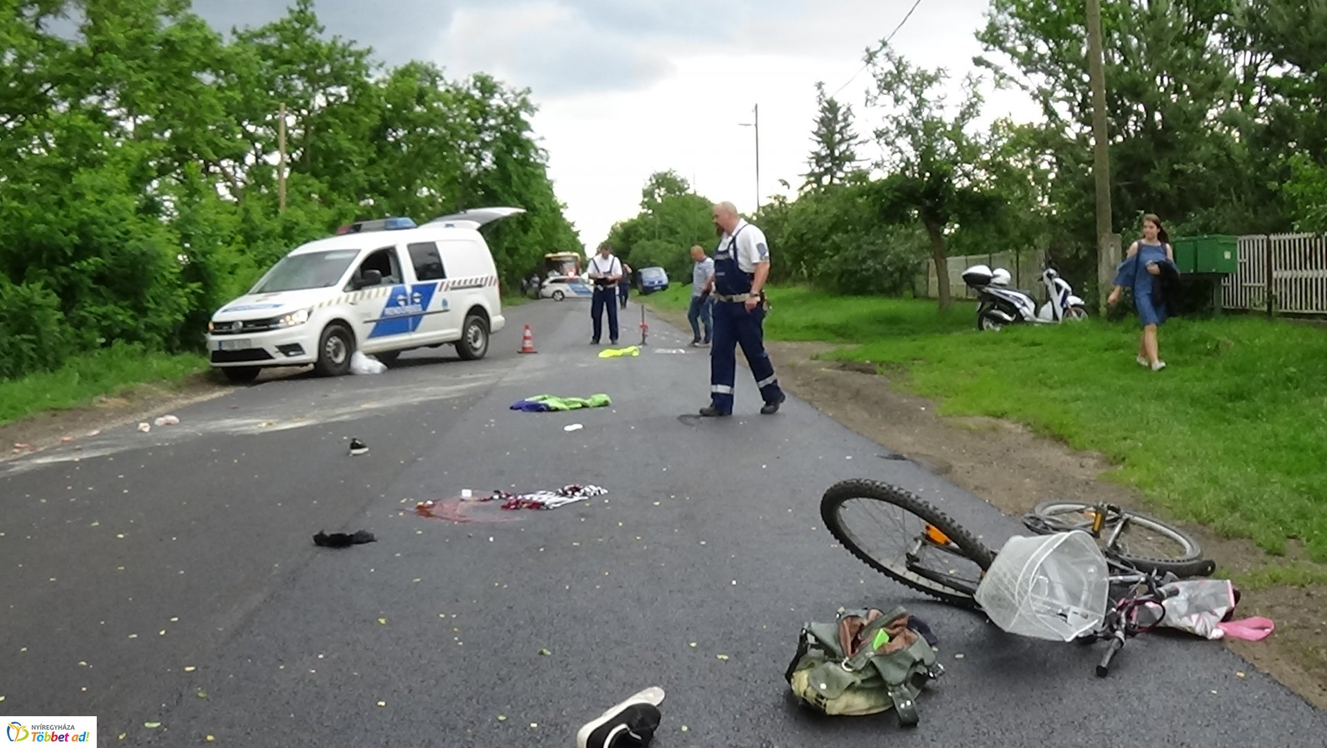 Autóbusz gázolt kerékpárost Butykasoron