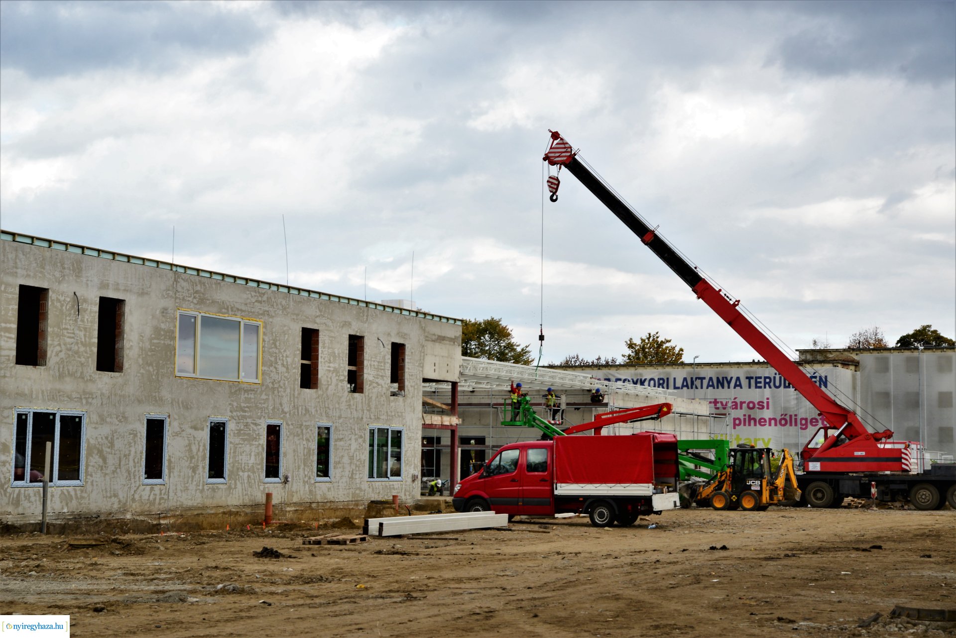 Autóbusz telephely kialakításának bejárása