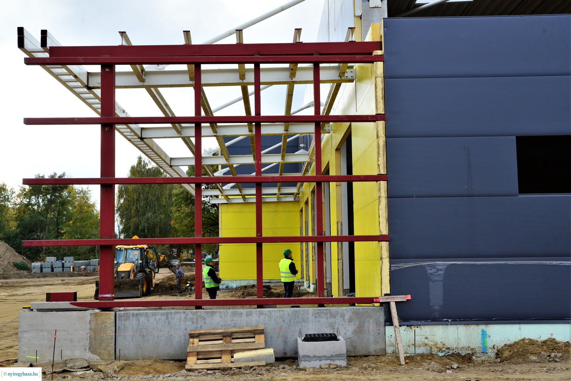 Autóbusz telephely kialakításának bejárása