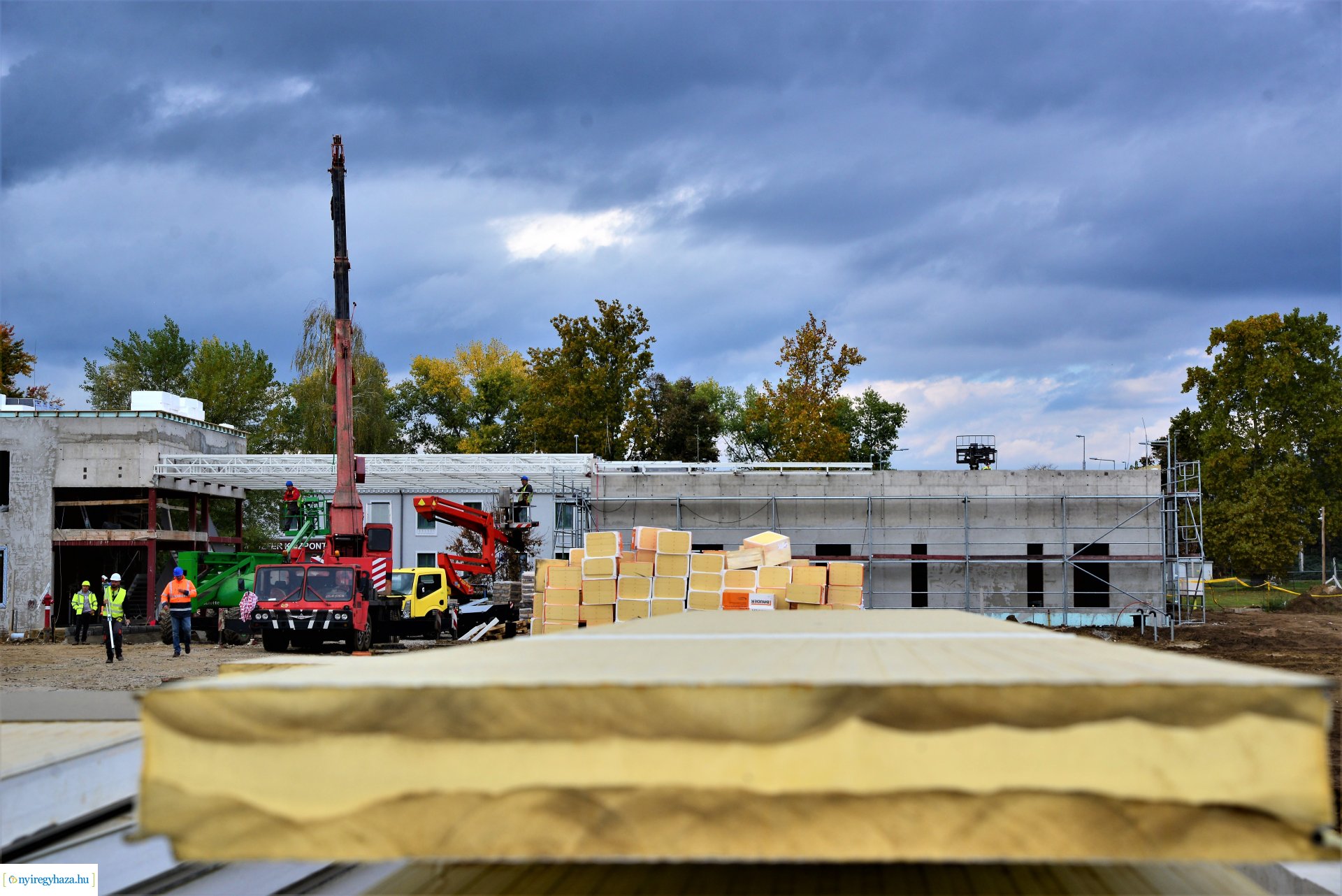 Autóbusz telephely kialakításának bejárása