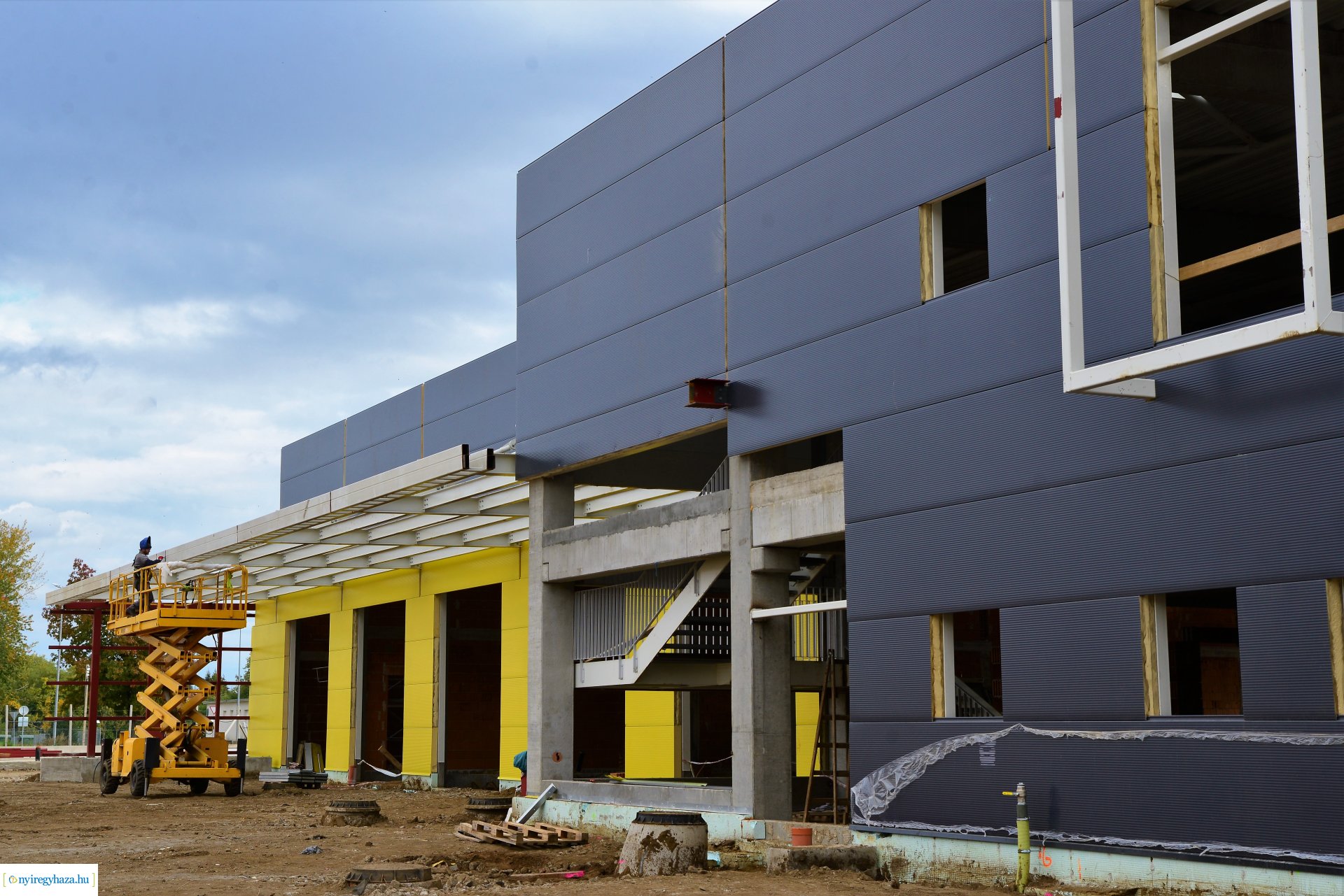 Autóbusz telephely kialakításának bejárása