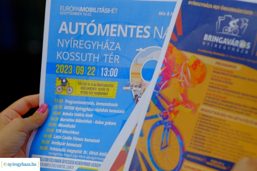 Autómentes nap és Bringaváros 2023 beharangozó