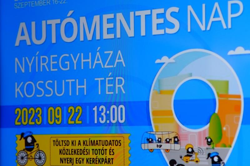 Autómentes nap és Bringaváros 2023 beharangozó