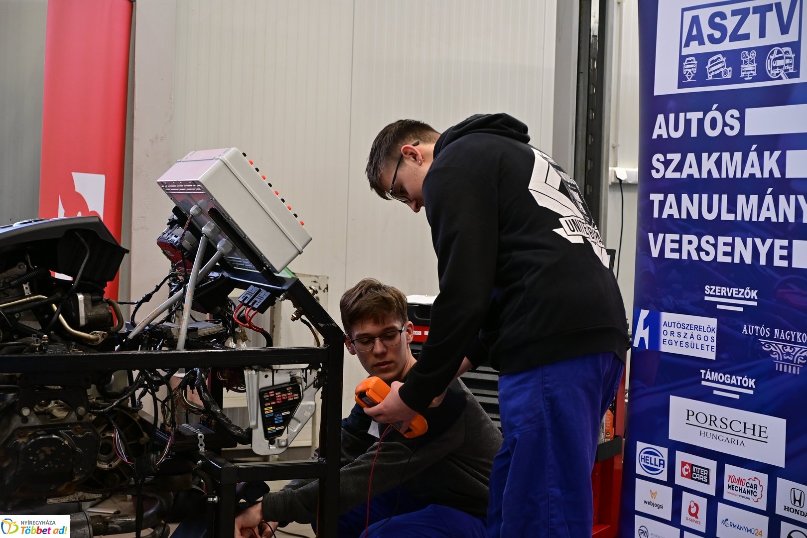 Autós szakmai tanulmányi verseny Nyíregyházán 2026 februárjában