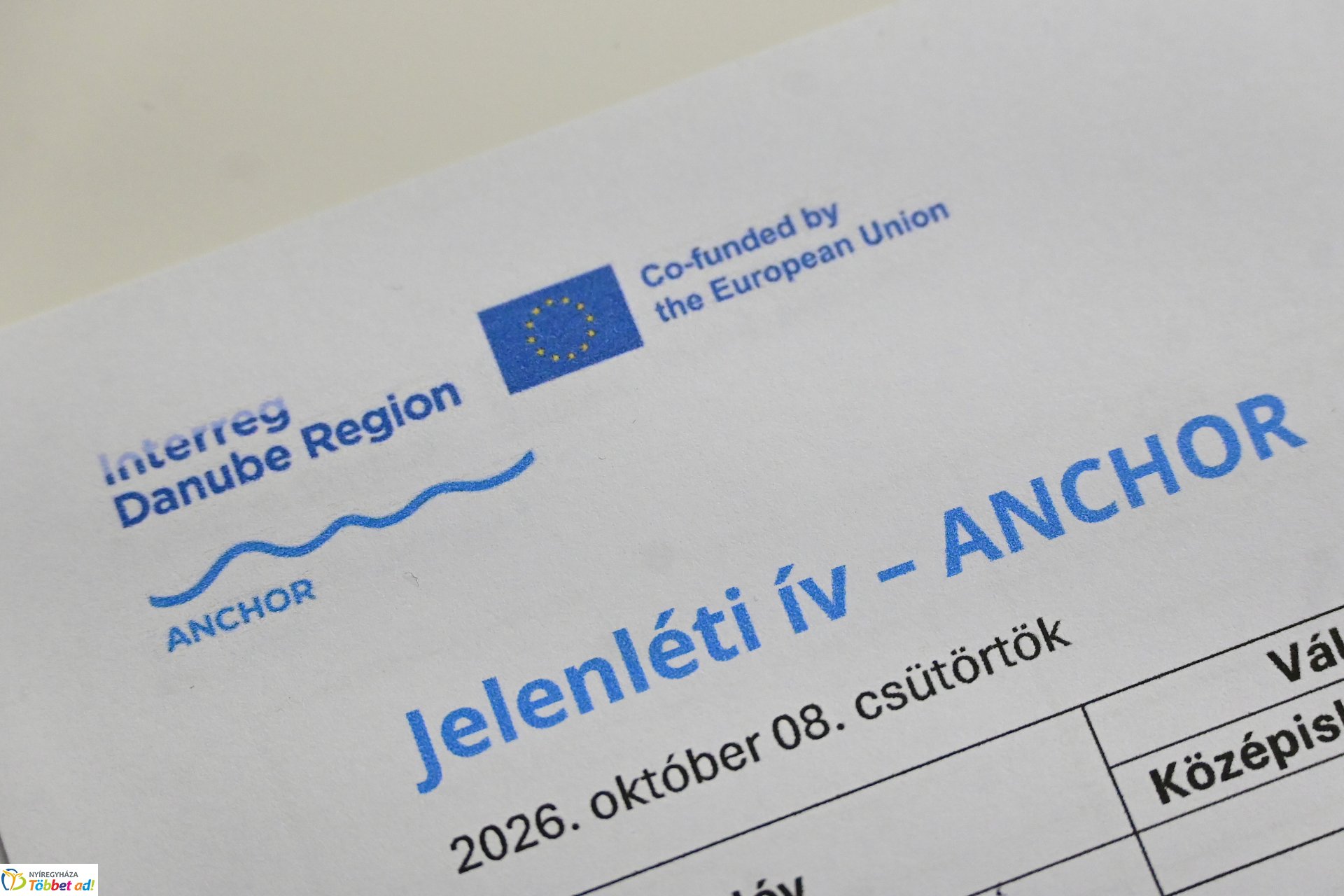 Az ANCHOR projekt keretében tartottak workshopot Nyíregyházán
