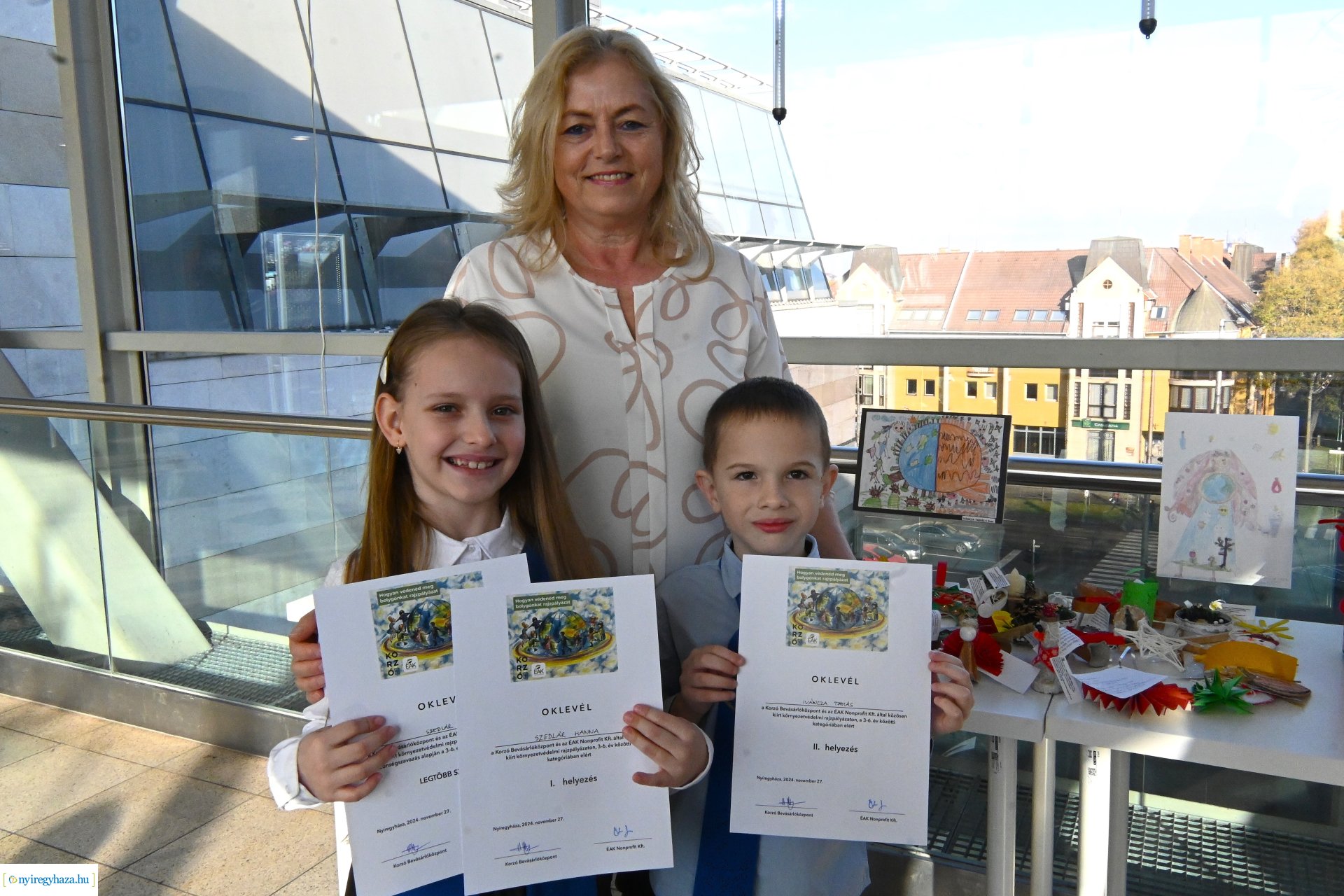  A Korzó Bevásárlóközpont és az ÉAK közös kreatív rajzpályázatának eredményhirdetése 