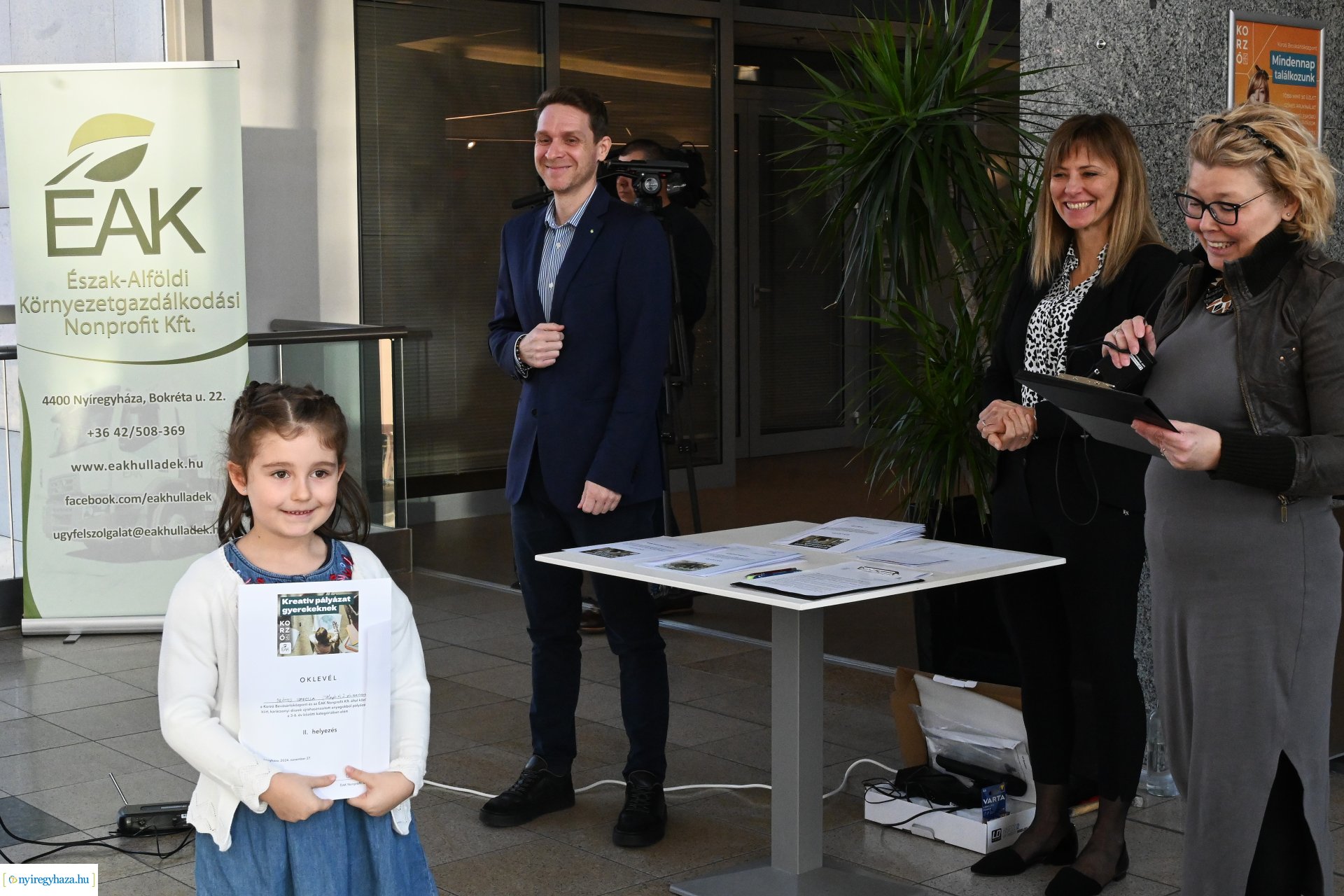  A Korzó Bevásárlóközpont és az ÉAK közös kreatív rajzpályázatának eredményhirdetése 