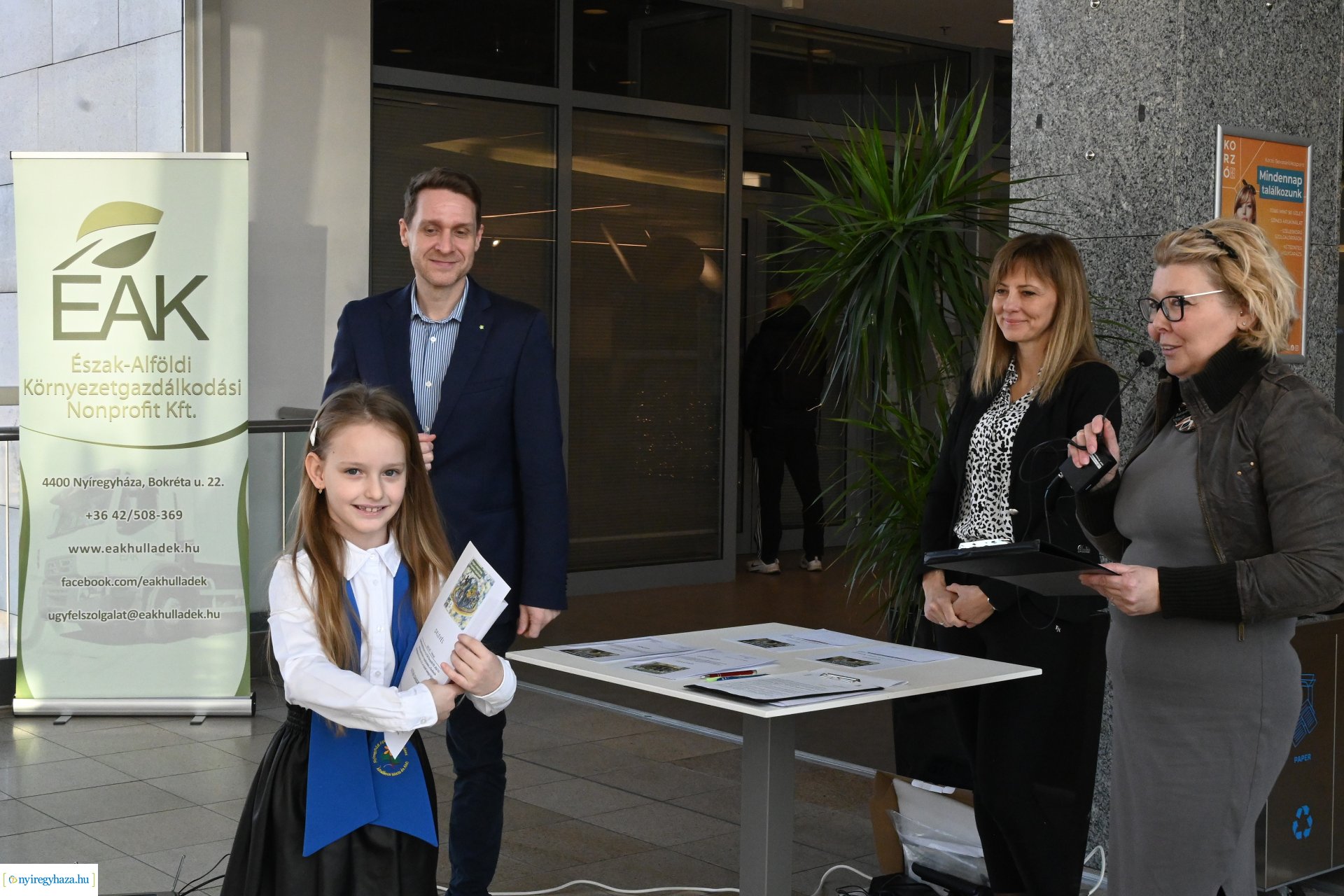  A Korzó Bevásárlóközpont és az ÉAK közös kreatív rajzpályázatának eredményhirdetése 