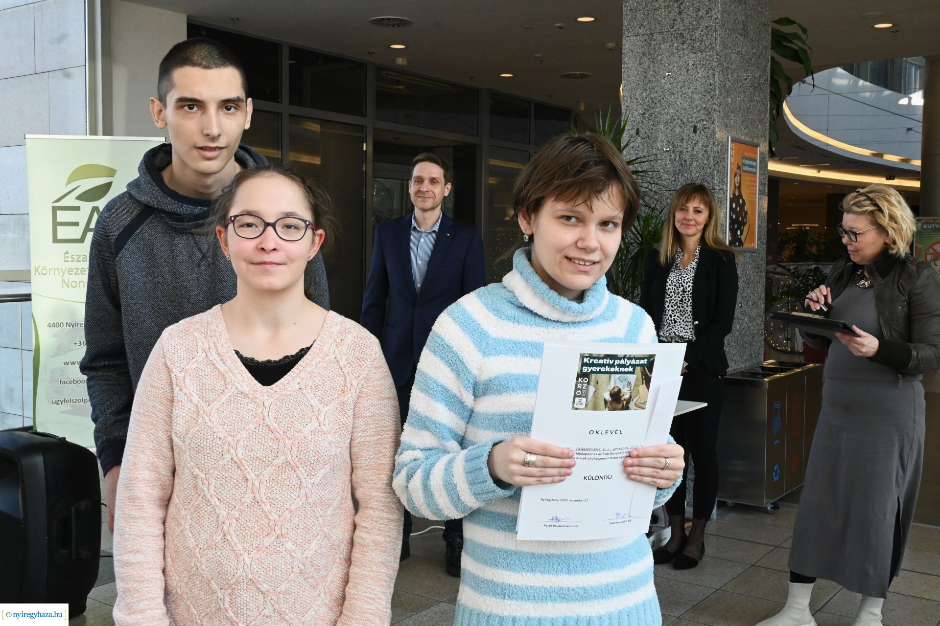  A Korzó Bevásárlóközpont és az ÉAK közös kreatív rajzpályázatának eredményhirdetése 