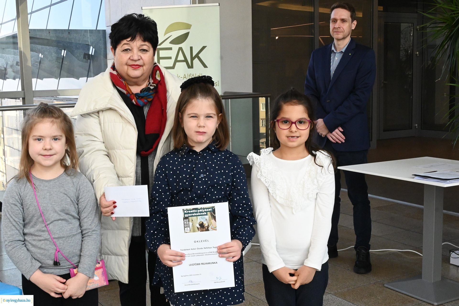  A Korzó Bevásárlóközpont és az ÉAK közös kreatív rajzpályázatának eredményhirdetése 