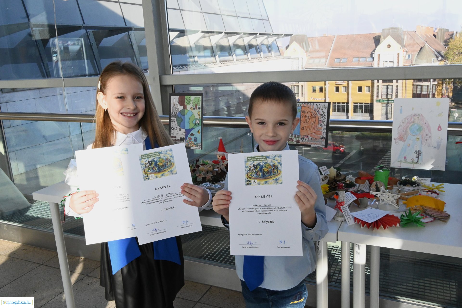  A Korzó Bevásárlóközpont és az ÉAK közös kreatív rajzpályázatának eredményhirdetése 