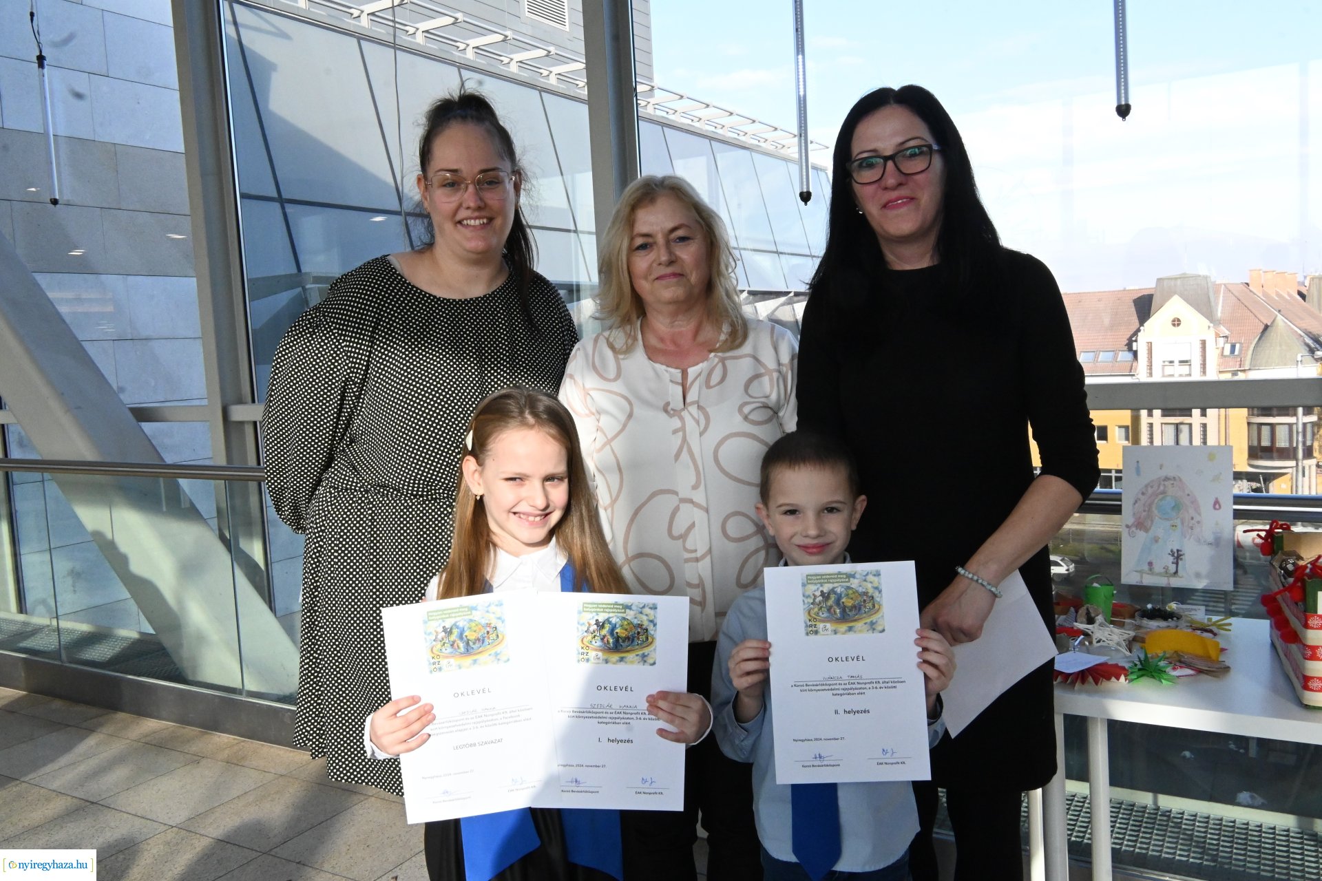  A Korzó Bevásárlóközpont és az ÉAK közös kreatív rajzpályázatának eredményhirdetése 