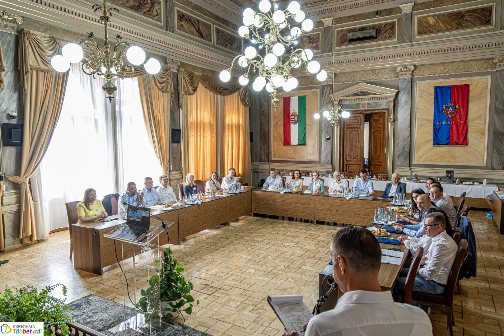 Az Entente Florale Europe 2025 nemzetközi verseny zsűrije Nyíregyházán