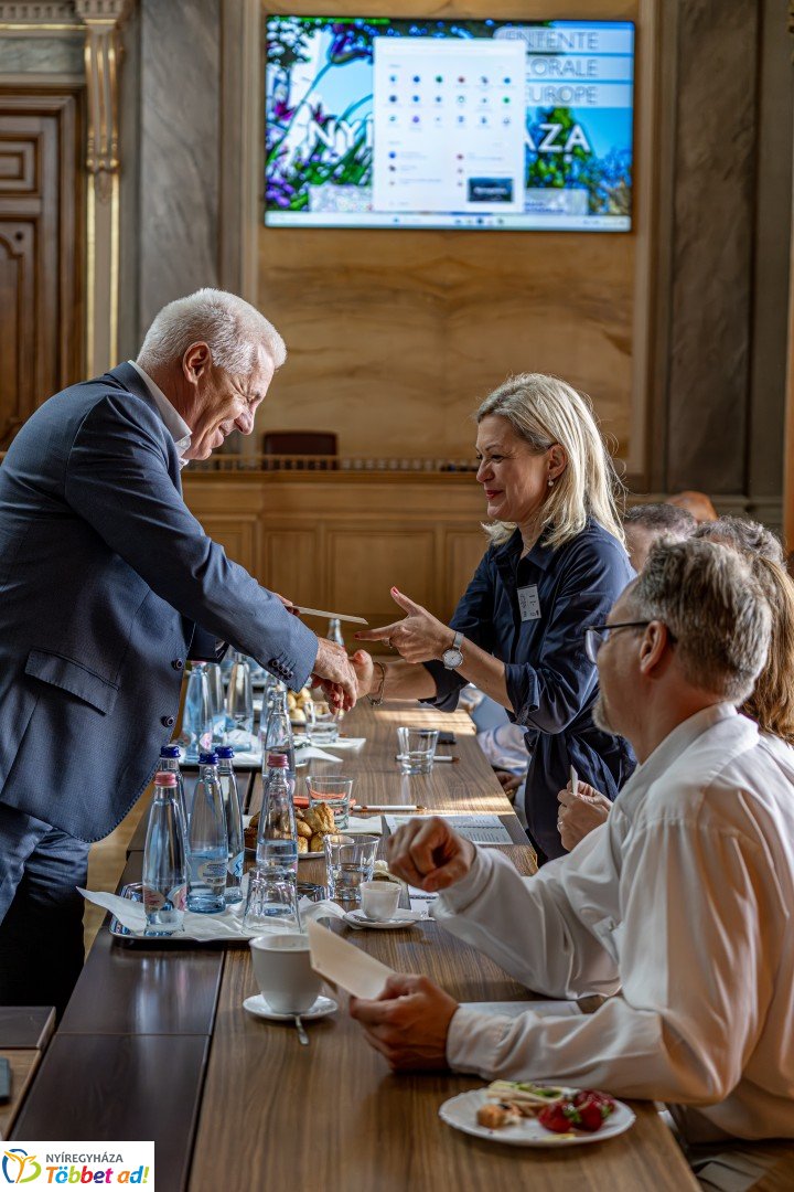 Az Entente Florale Europe 2025 nemzetközi verseny zsűrije Nyíregyházán