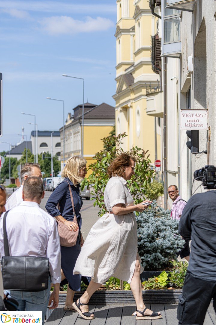 Az Entente Florale Europe 2025 nemzetközi verseny zsűrije Nyíregyházán