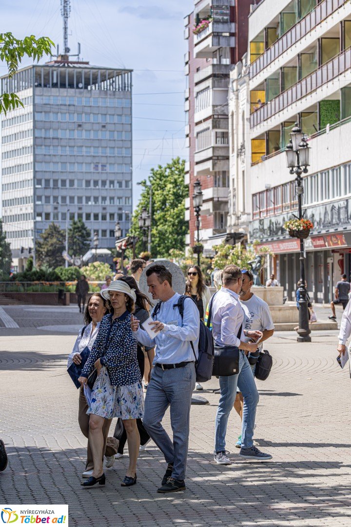 Az Entente Florale Europe 2025 nemzetközi verseny zsűrije Nyíregyházán