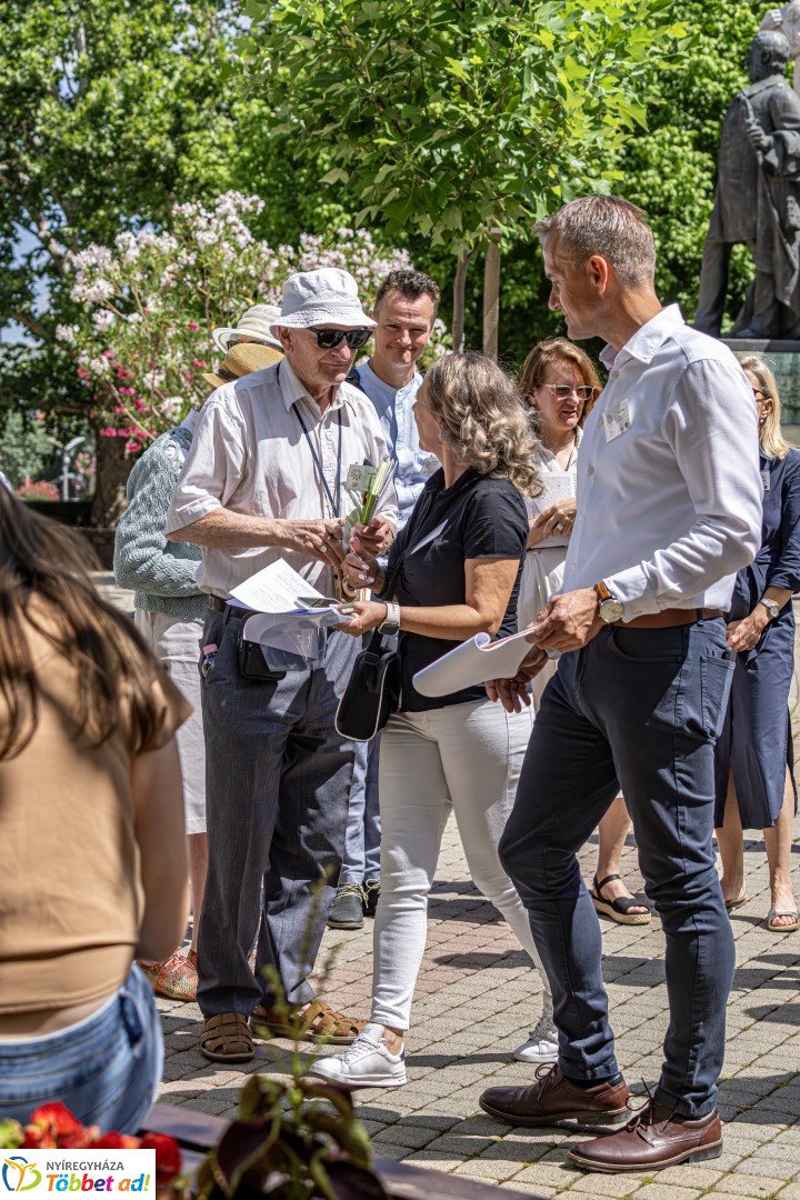 Az Entente Florale Europe 2025 nemzetközi verseny zsűrije Nyíregyházán