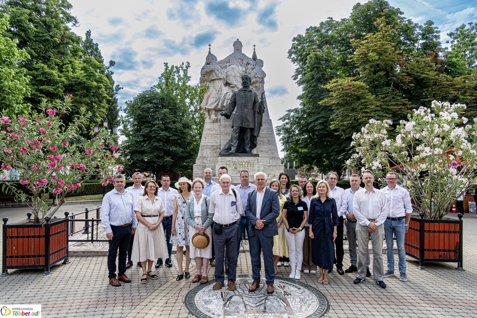 Az Entente Florale Europe 2025 nemzetközi verseny zsűrije Nyíregyházán