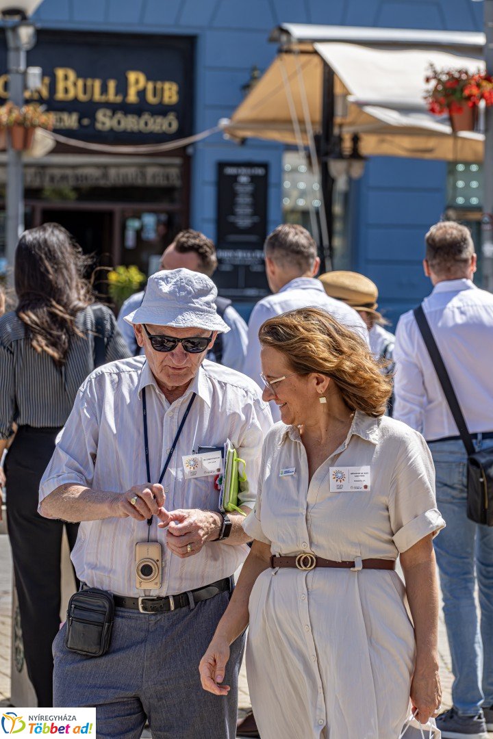 Az Entente Florale Europe 2025 nemzetközi verseny zsűrije Nyíregyházán