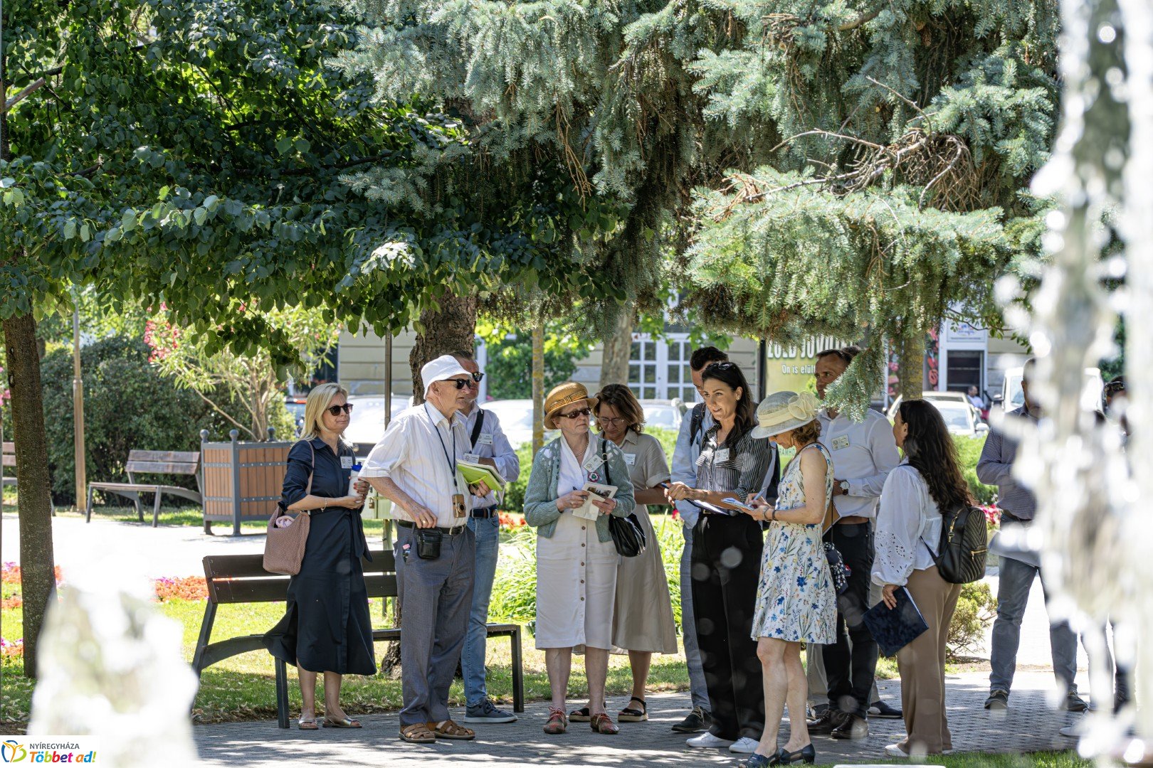 Az Entente Florale Europe 2025 nemzetközi verseny zsűrije Nyíregyházán