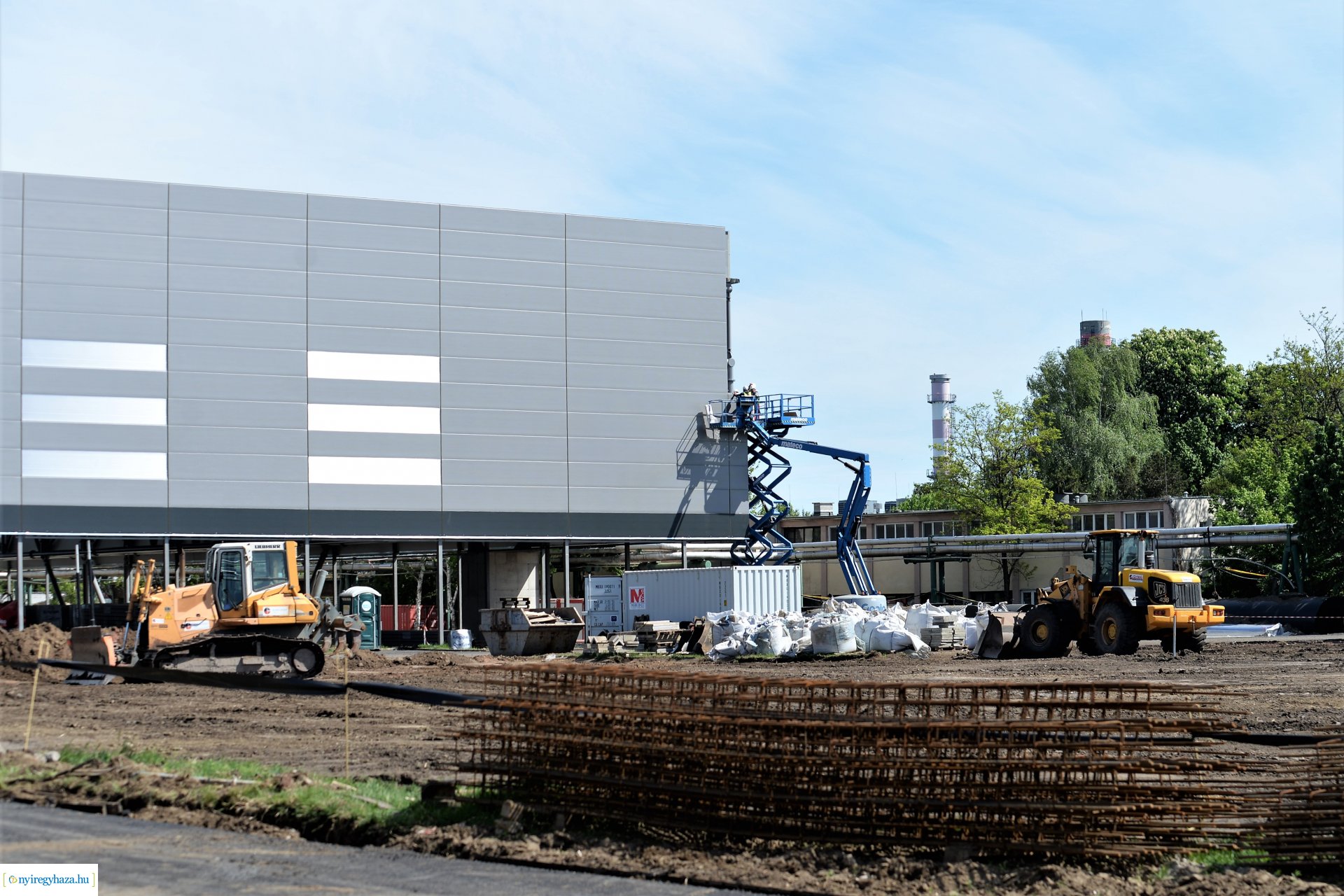 Az épülő Atlétikai Centrum bejárása