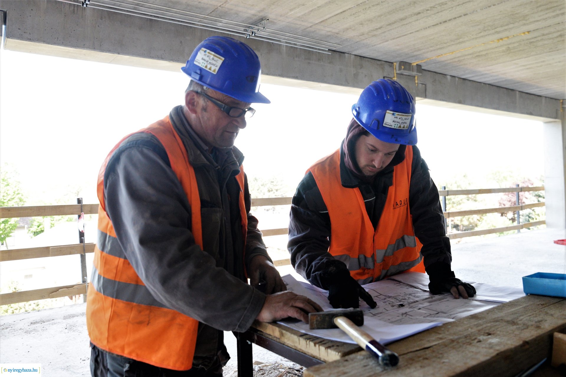 Az épülő Atlétikai Centrum bejárása