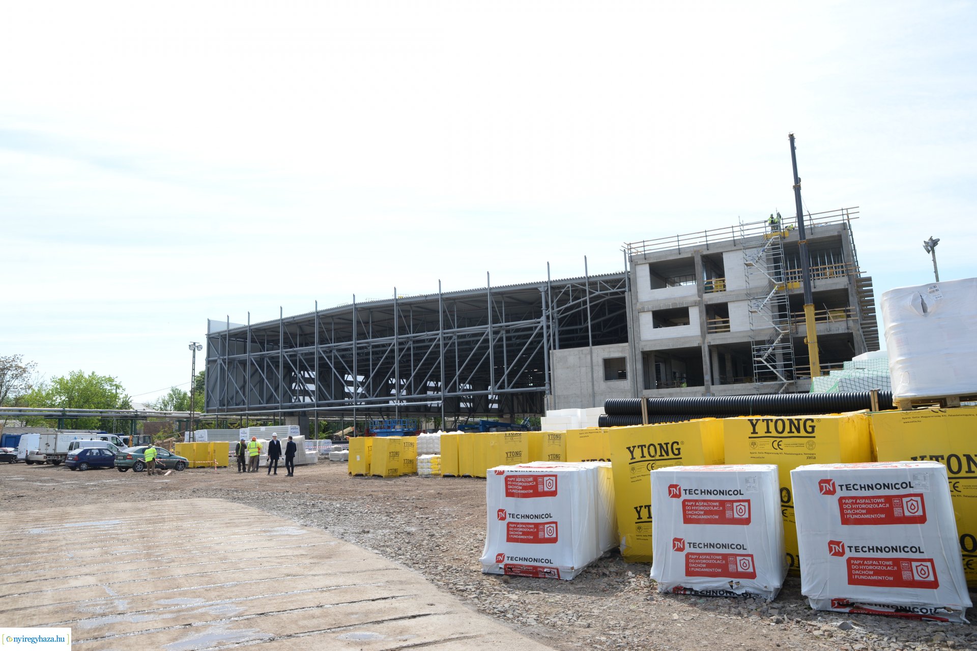 Az épülő Atlétikai Centrum bejárása