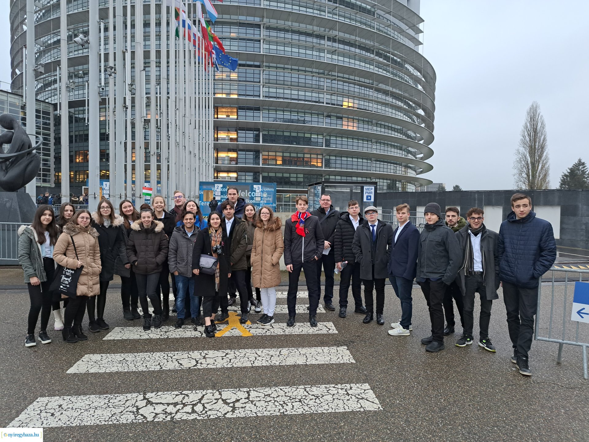 Az Európai Parlamentbe látogattak a Szent Miklós Görögkatolikus Gimnázium és Kollégium diákjai