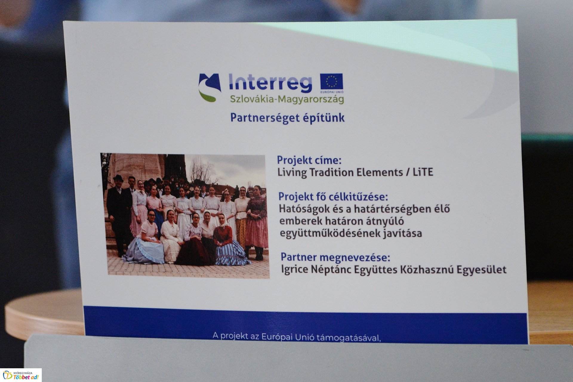 Az Igrice Néptánc Együttes sajtókonferenciája