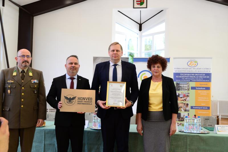 Az Inczédy is csatlakozott a Honvéd Kadét Programhoz