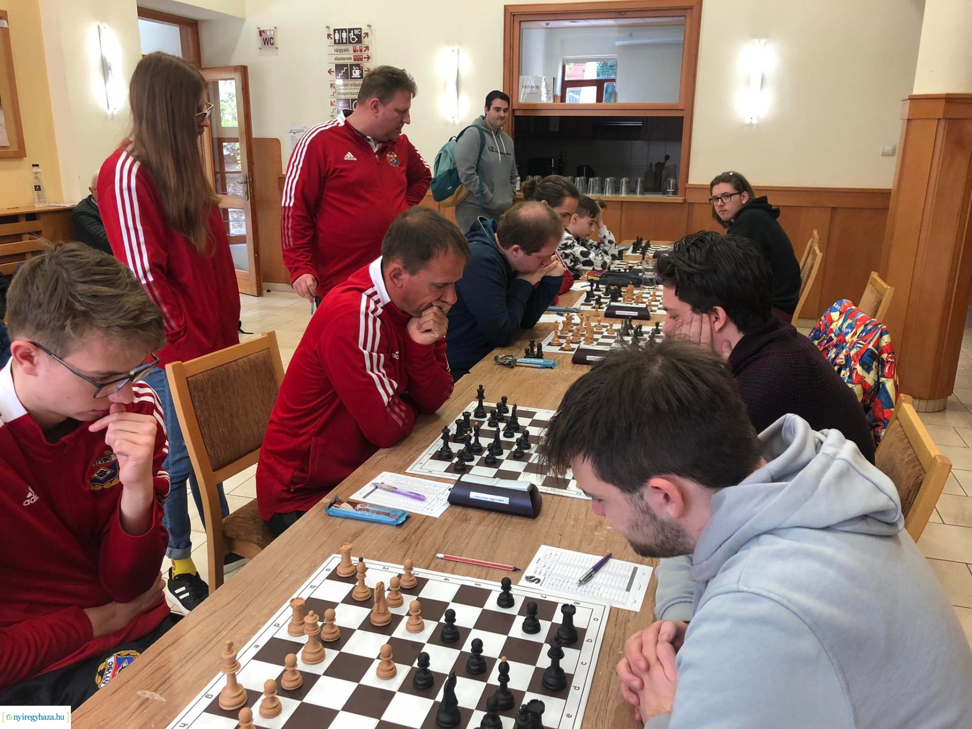 Az NYVSC sakkozói a célban!