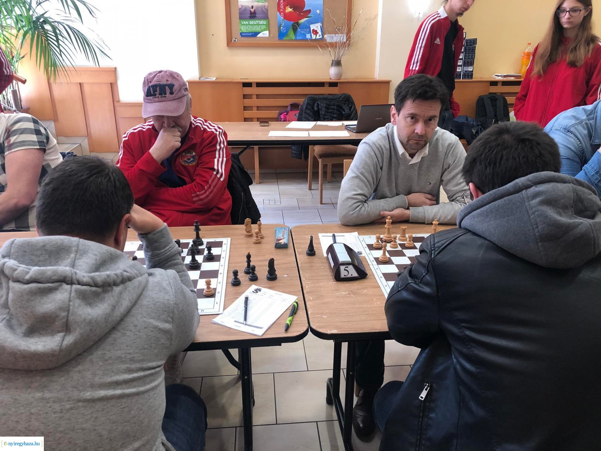 Az NYVSC sakkozói a célban!