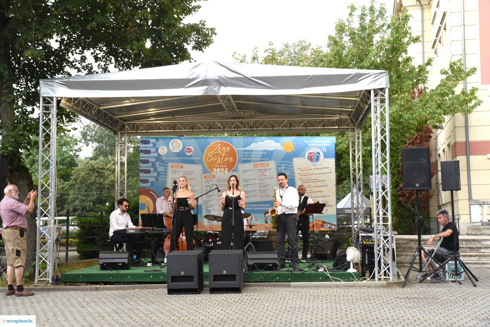 Az Orpheum Madams koncerje a Zene Sóstón programsorozat színpadán