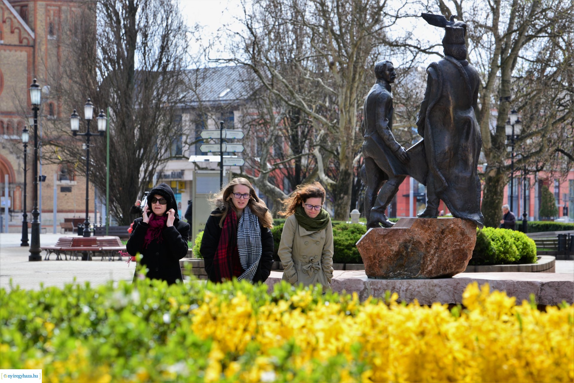 Az tavasz korai hírnökei belvárosunkban