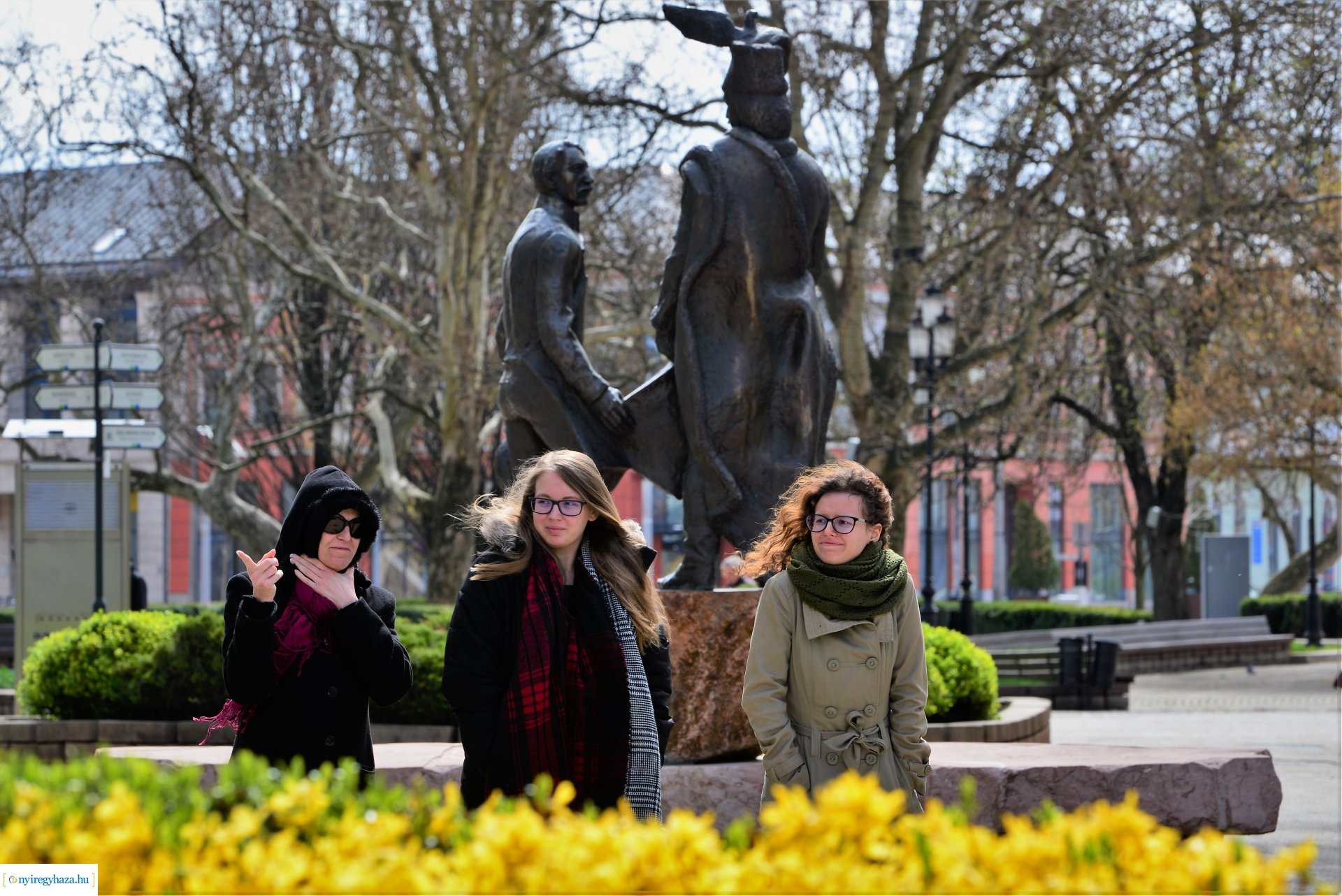 Az tavasz korai hírnökei belvárosunkban