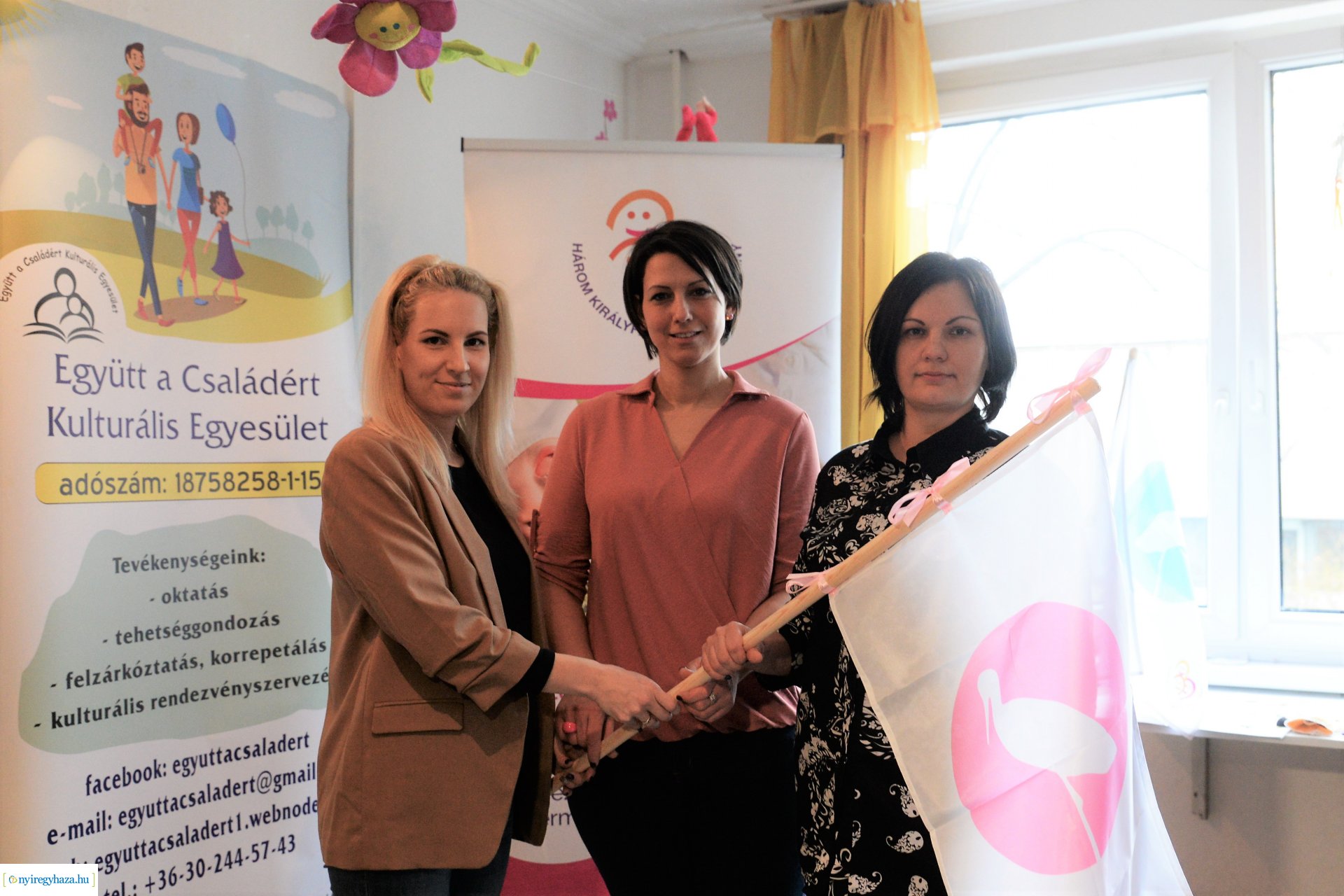 Babazászló átadás