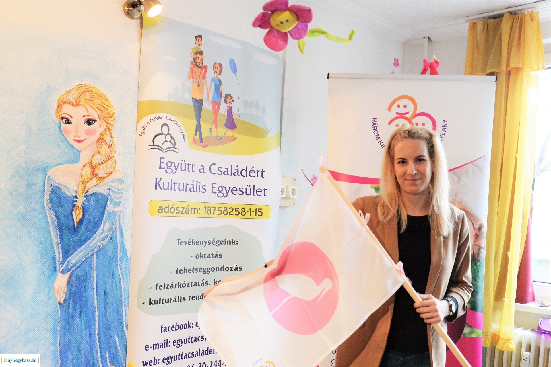 Babazászló átadás