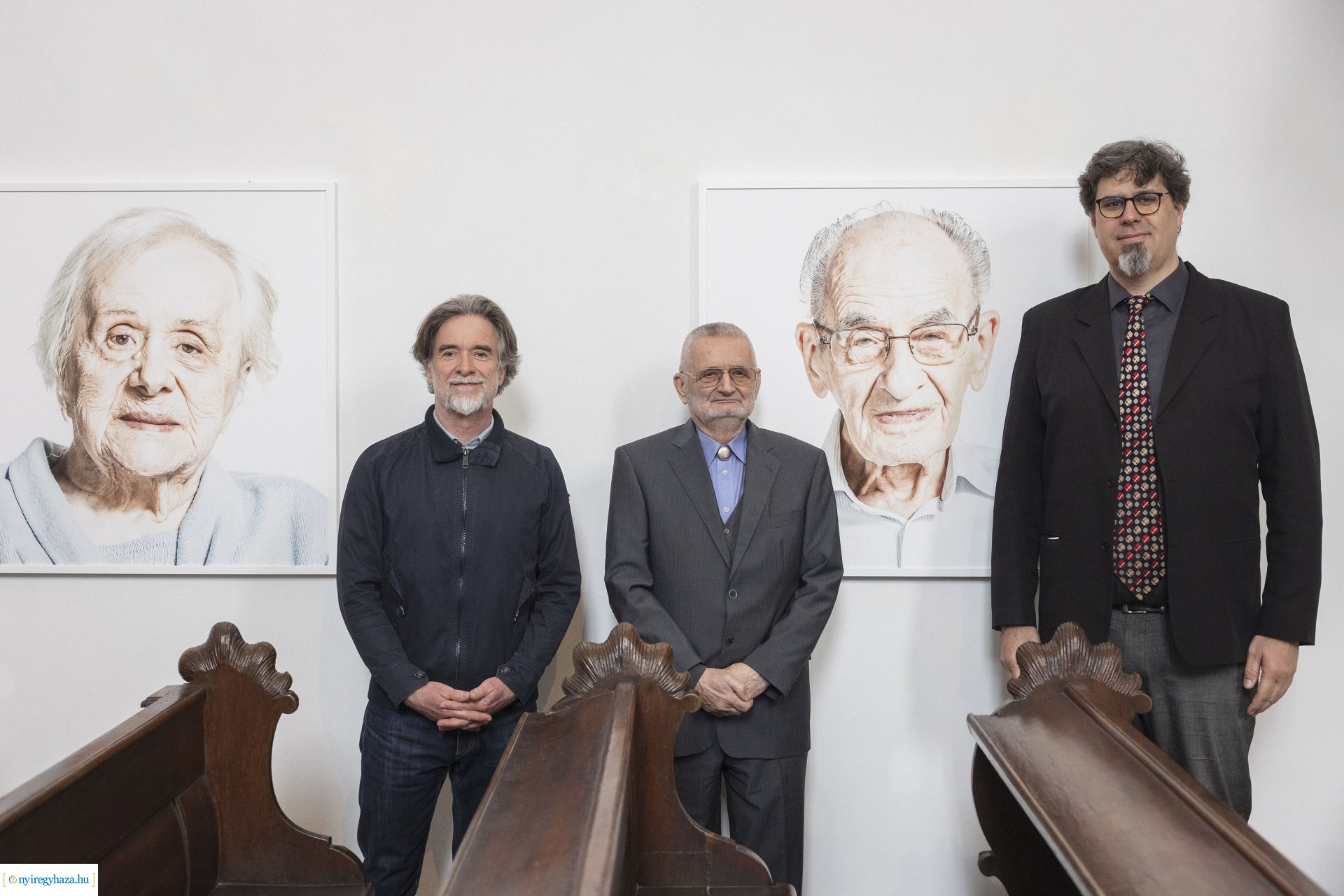 Balázs Attila fotóiból nyílt kiállítás a pannonhalmi bazilikában Fotók: Mohai Balázs, MTI