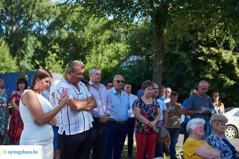 Balázs-tanya bővítésének átadója