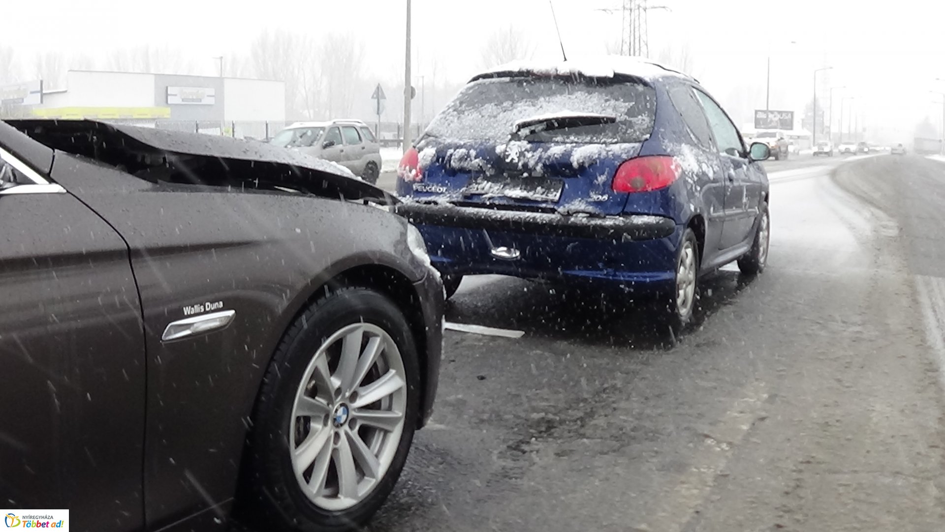 Baleset a Debreceni út kivezető szakaszán