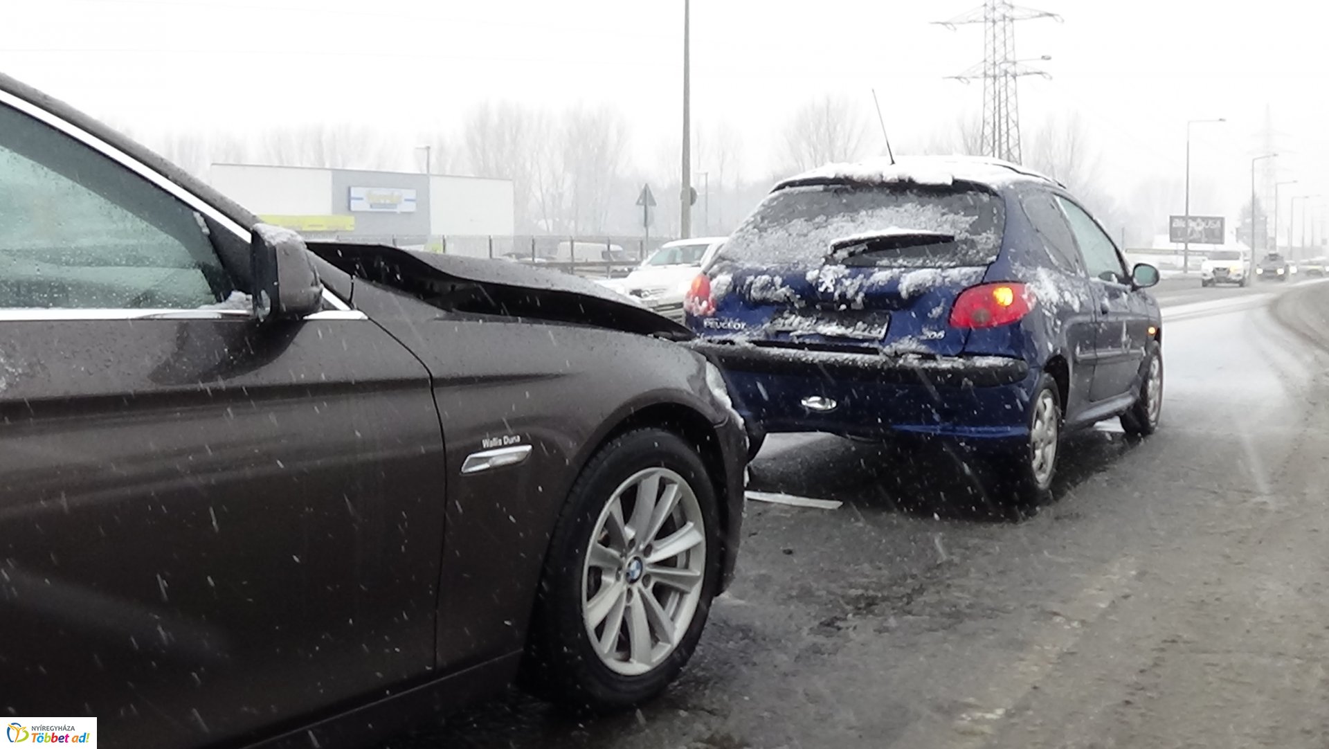 Baleset a Debreceni út kivezető szakaszán