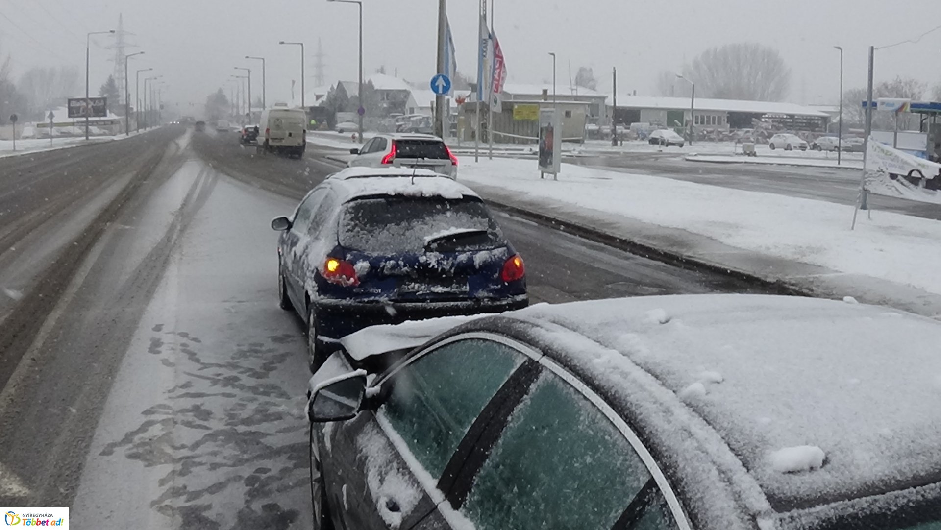 Baleset a Debreceni út kivezető szakaszán