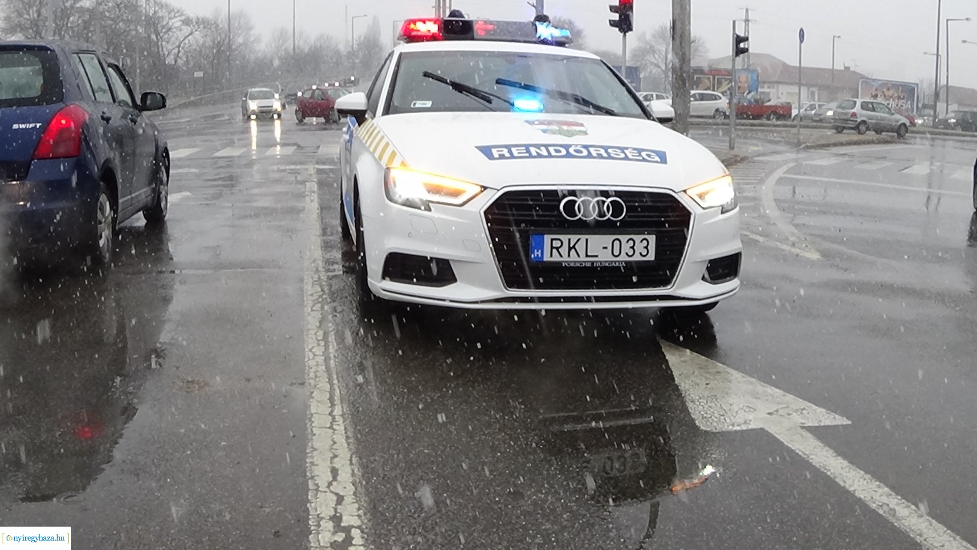 Baleset a Debreceni úton, az okozó elhagyta a helyszínt